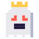The Ghost King enraged, eyes red