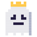 The Ghost King announcing a spawn, mouth open